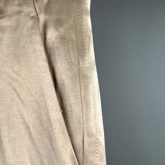 HAIDER ACKERMANN Size 32 Champagne Viscose Silk Satin Zip Fly Casual Pants - Picture 5 of 11